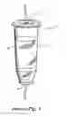 Fig. 02 - Device, cartridge and method for solving powder in liquid, when manufacturing a dialysis fluid