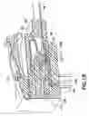 Fig. 12 - Connector arrangement between a flat flex cable and a component