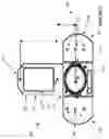 Fig. 06 - Central vacuum system mounting flange and hose cuff for use with standard electrical outlets