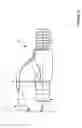 Fig. 16 - Central vacuum system mounting flange and hose cuff for use with standard electrical outlets