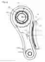 Fig. 10 - Pivoting mechanical tensioner with compliant blade spring