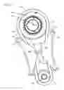 Fig. 11 - Pivoting mechanical tensioner with compliant blade spring