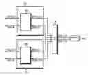 Fig. 01 - Multiplexing and bypass circuit for interfacing either single or dual ported drives to multiple storage processors