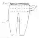 Fig. 01 - Pants construction stabilized by integral undergarment