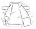 Fig. 01 - Double layer protection structure inside a waterproof or windbreak coat