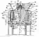 Fig. 01 - Single valve intake/exhaust device for a direct injection internal combustion engine