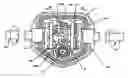 Fig. 01 - Transmission box for a wheeled machine particularly of the walking type