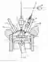 Fig. 01 - Internal combustion engine with direct gasoline injection and controlled ignition