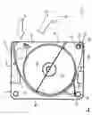 Fig. 04 - Package having pivoted tray for retaining disc-shaped element