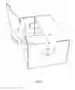 Fig. 06 - Container with reinforced corner panels and the associated container blank