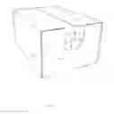 Fig. 07 - Container with reinforced corner panels and the associated container blank
