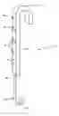 Fig. 01 - Attachment device for plant container catch tray