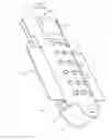 Fig. 01 - HANDHELD MOBILE COMMUNICATIONS DEVICE WITH A DETACHABLE PRINTING MECHANISM AND A SLOT FOR PRINT MEDIA