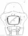 Fig. 01 - Integrated motorcycle light frame and turn signal assembly