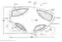 Fig. 01 - Golf club head with variable face thickness