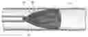 Fig. 01 - Emboli capturing device having a netted outer surface