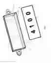 Fig. 02 - Moveable solar-powered address display with user-supplied indicia