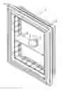 Fig. 01 - Picture frame having an inner frame movably received in an outer frame for exhibiting a planar drawing or a three dimensional object
