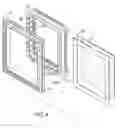 Fig. 04 - Picture frame having an inner frame movably received in an outer frame for exhibiting a planar drawing or a three dimensional object