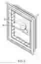 Fig. 05 - Picture frame having an inner frame movably received in an outer frame for exhibiting a planar drawing or a three dimensional object