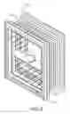 Fig. 08 - Picture frame having an inner frame movably received in an outer frame for exhibiting a planar drawing or a three dimensional object