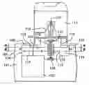 Fig. 01 - Multi-speed food processing device with electrical motor