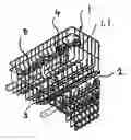 Fig. 01 - Crockery basket for a dishwasher machine, comprising an intensive washing zone