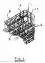 Fig. 02 - Crockery basket for a dishwasher machine, comprising an intensive washing zone