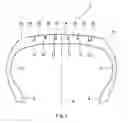 Fig. 02 - Pneumatic tire and mold for the tire