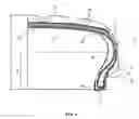 Fig. 02 - Self-supporting type pneumatic run-flat tire, and insert and bead rubber composition for run-flat capability