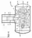 Fig. 08 - Method and apparatus for melting titanium using a combination of plasma torches and direct arc electrodes