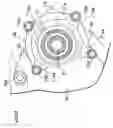 Fig. 06 - Swing arm support structure in a motorcycle, and motorcycle incorporating same