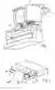 Fig. 02 - Device for collecting printed sheets in a certain sequence astride and atop one another to form a printed product