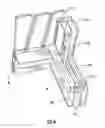 Fig. 07 - Display showcase with frames for covering slotted standard ends and having interchangeable features