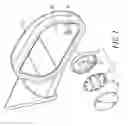 Fig. 02 - Automobile auxiliary mirror