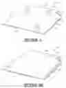 Fig. 02 - Sheets of material having a decorative pattern formed of glitter