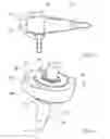 Fig. 02 - Hand grinder, flange for accomodating a grinding tool, and balancing unit