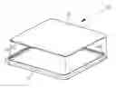 Fig. 01 - Replacing-type upper cover plate structure of notebook computer