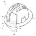 Fig. 01 - Safety hard hat and face shield assembly
