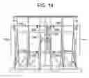 Fig. 12 - Restraining dense packaging system for LCD glass sheets