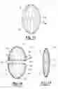 Fig. 07 - Collapsible and/or erectable substantially egg-shaped container