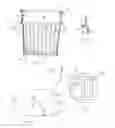 Fig. 03 - Reusable nesting and denesting plastic container