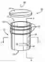 Fig. 01 - Injection-molded plastic container with improved stacking strength