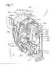 Fig. 08 - Flexible printed wiring board arrangement of an imaging device