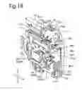 Fig. 18 - Flexible printed wiring board arrangement of an imaging device