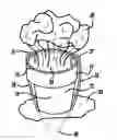 Fig. 01 - Retainer for preventing flower pot from tipping