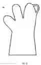 Fig. 06 - Glove with sealing elements maintaining opening for hand