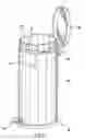 Fig. 02 - Trash can assembly