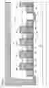 Fig. 03 - NAND flash memory with densely packed memory gates and fabrication process