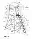 Fig. 02 - Lightweight sound and scent absorption or scent diffusion big game hunting blind and fishing house
